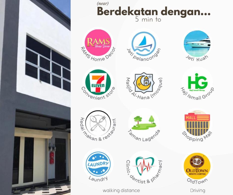 Adina Homestay Langkawi ~Spacious Homestay~ Kuah Exteriör bild